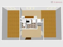 Pronájem bytu 2+1, Přerov - Přerov I-Město, Kabelíkova, 57 m2