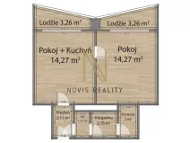 Pronájem bytu 1+1, Plzeň, Heyrovského, 36 m2