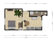 Pronájem bytu 1+1, Bystřany, Teplická, 39 m2