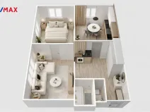 Prodej bytu 2+1, Hradec Králové, Průmyslová, 58 m2