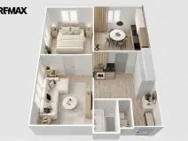 Prodej bytu 2+1, Hradec Králové, Průmyslová, 58 m2