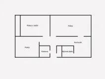 Prodej bytu 3+1, Chomutov, Jirkovská, 78 m2