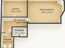 Prodej bytu 2+kk, Praha - Michle, Nuselská, 56 m2