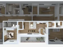 Prodej bytu 2+kk, Litvínov - Chudeřín, Horská, 54 m2