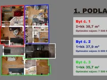 Prodej činžovního domu, Duchcov, Husova, 360 m2