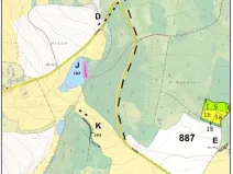 Prodej lesa, Červená Řečice, 1152 m2