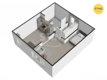 Prodej bytu 1+1, Zlín, Česká, 32 m2
