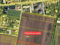 Prodej pole, Olomouc, 969 m2