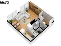 Pronájem bytu 1+kk, Kolín - Kolín V, Podskalské nábřeží, 32 m2