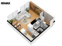 Pronájem bytu 1+kk, Kolín - Kolín V, Podskalské nábřeží, 32 m2