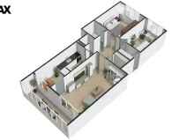 Prodej bytu 3+1, Jesenice, V Lázních, 72 m2