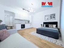 Pronájem bytu 1+kk, Praha - Vršovice, Petrohradská, 30 m2