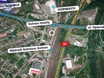 Prodej komerčního pozemku, Ostrava - Svinov, náměstí Dr. Brauna, 8737 m2