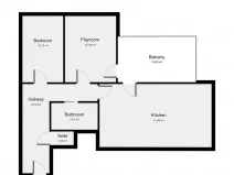 Pronájem bytu 3+kk, Praha - Uhříněves, Za Lípou, 79 m2