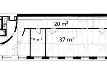 Pronájem kanceláře, Praha - Žižkov, Hartigova, 170 m2