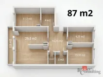 Prodej bytu 4+kk, Praha - Stodůlky, Bellušova, 86 m2