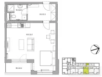 Pronájem bytu 1+kk, Plzeň, Pilařská, 43 m2