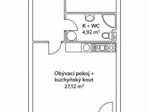 Pronájem bytu 2+kk, Dobřany, Loudů, 61 m2