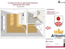 Prodej bytu 1+kk, Větřní, Šumavská, 19 m2