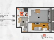 Prodej bytu 2+1, Praha - Modřany, K otočce, 53 m2