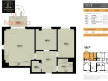 Prodej bytu 3+kk, Mělník, Vlasákova, 60 m2