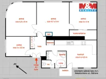 Prodej bytu 4+1, Ostrava - Moravská Ostrava, Veleslavínova, 119 m2