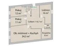 Prodej bytu 4+kk, Plzeň, Veská, 110 m2