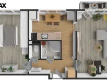 Prodej bytu 2+1, Praha - Letňany, Vítkovická, 51 m2