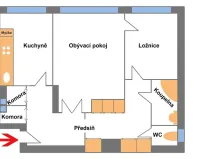 Pronájem bytu 2+1, Praha - Vinohrady, Mánesova, 85 m2