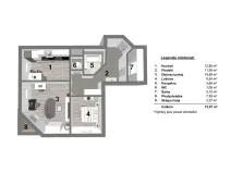 Prodej bytu 2+1, Liberec, Křížová, 62 m2