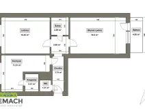 Prodej bytu 2+1, Uherský Brod, Osvoboditelů, 60 m2