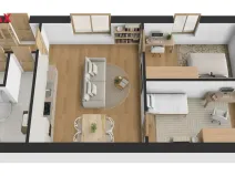 Pronájem bytu 3+kk, Hradec Králové - Pražské Předměstí, Blažíčkovo náměstí, 57 m2