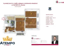 Prodej bytu 3+1, Lhenice, Sídliště SNP, 72 m2
