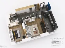 Prodej bytu 2+1, Kladno, gen. Píky, 62 m2