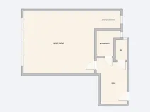 Pronájem bytu 1+kk, Praha - Nusle, Čiklova, 30 m2