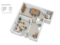 Pronájem kanceláře, Praha - Žižkov, Hartigova, 44 m2