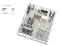 Prodej bytu 3+kk, Tuchoměřice, Nad Lávkou, 96 m2