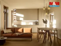 Prodej bytu 2+kk, Praha - Smíchov, Grafická, 56 m2