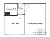 Prodej bytu 2+kk, Opava - Kateřinky, Fügnerova, 34 m2