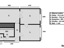 Pronájem bytu 2+1, Kolín, Bachmačská, 50 m2