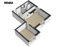 Pronájem bytu 2+kk, Plzeň, Vysoká, 53 m2