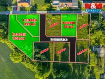 Prodej pozemku pro bydlení, Hrobice, 1658 m2
