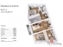 Prodej bytu 4+kk, Dubné, 110 m2