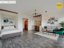 Prodej bytu 1+kk, Hrabyně, 42 m2