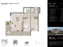 Prodej bytu 3+kk, Praha - Dolní Chabry, Kadaňská, 78 m2