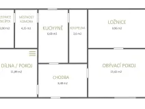 Prodej chalupy, Lubenec, 64 m2