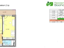 Pronájem bytu 2+kk, Brno, Sochorova, 58 m2