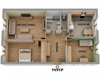 Prodej bytu 3+1, Plzeň - Východní Předměstí, Klášterní, 69 m2
