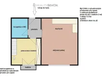 Pronájem bytu 2+kk, České Budějovice - České Budějovice 6, Žižkova tř., 62 m2