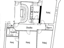 Pronájem bytu 4+1, Brno, Václavská, 100 m2